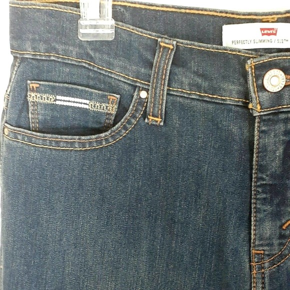 Levi's 512 Jeans Women's Size 10 M Bootcut Perfectly Slimming Med Wash (31×32) - Picture 11 of 11